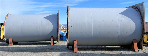 2 Units - Unused Outotec 3.2m X 5.6m (10.5' X 18.4') Ball Mills, 1000 Hp (750 Kw))
